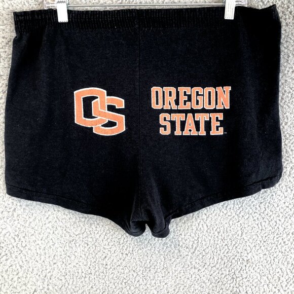 Vintage y2K Oregon State Beavers Booty Shorts Spell Out Size XL OSU College USA - Picture 1 of 4